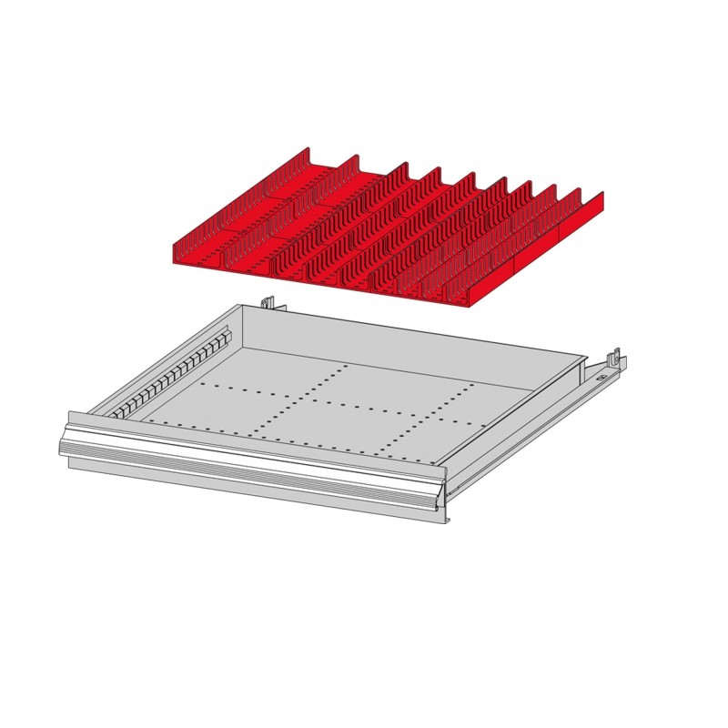 Accessoire pour caisson Uniworks Alvéoles - Optimachines