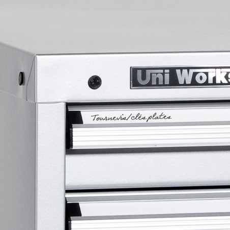 Coffre pour établis Uniworks Coffre 2 tiroir largeur 407 mm - Optimachines