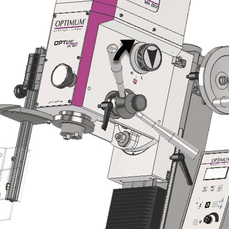 Fraiseuse Optimum MH 22 VD - Optimachines