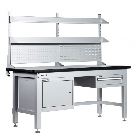 Etagère pour établi Uniworks Tablette inclinable 2100 mm - Optimachines