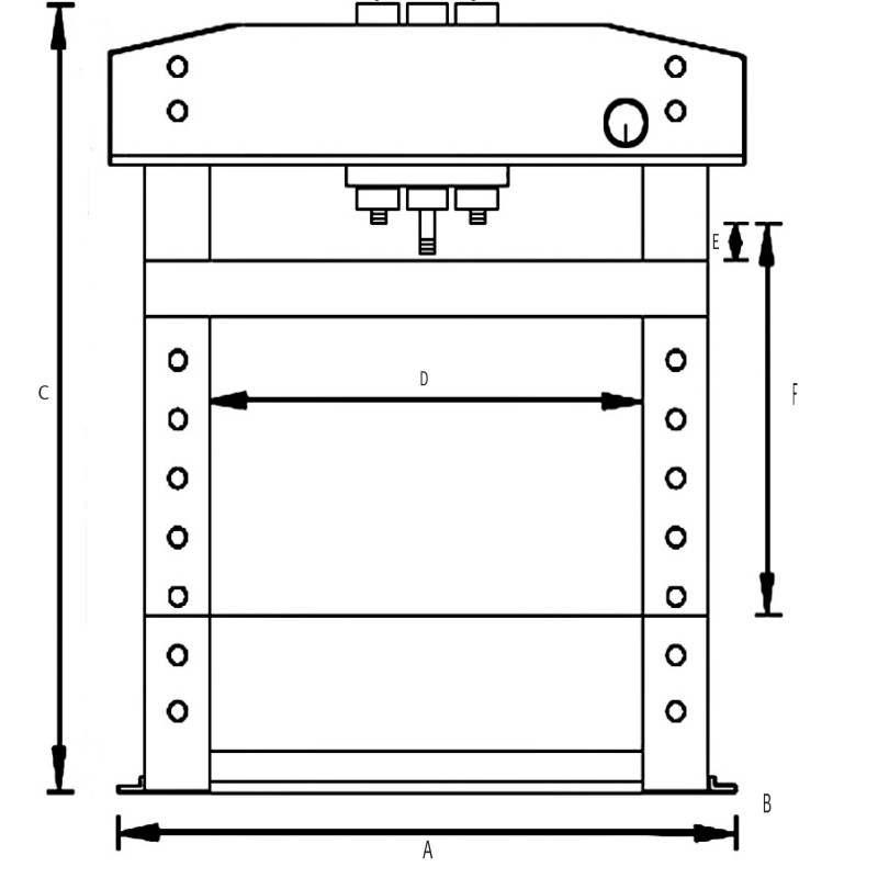 Presse à commande pneumatique Unicraft WPP 50 E - Optimachines