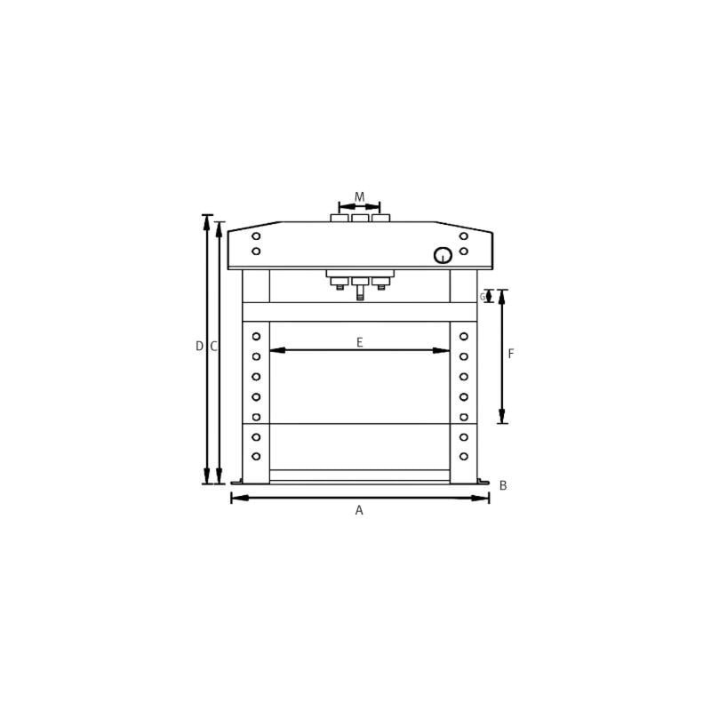 Presse à commande pneumatique Unicraft WPP 75 E - Optimachines