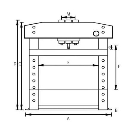 Presse à commande pneumatique Unicraft WPP 75 E - Optimachines