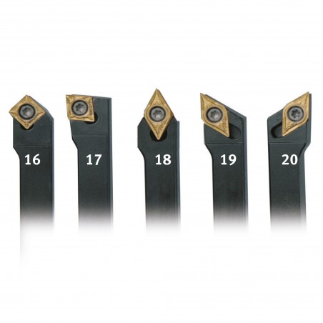 Outil de tour seul 12 mm SDNC N1212J11 Optimum - Optimachines