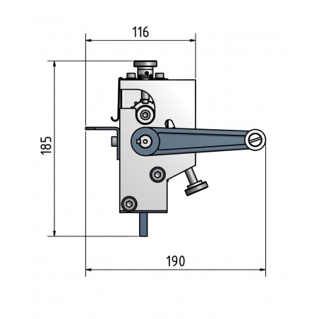 Rouleuse universelle 3 cylindres quantum BM 3 - Optimachines