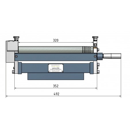 Rouleuse universelle 3 cylindres quantum BM 3 - Optimachines