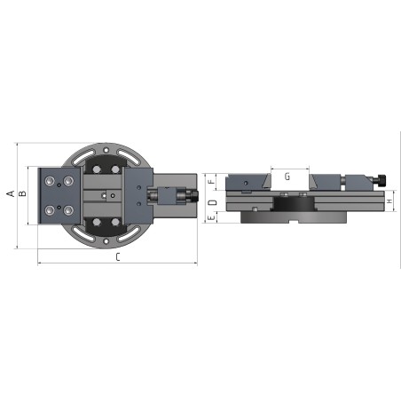 Etau Optimum PNM 100 - Optimachines