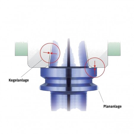 Système de broche à double contact Optimum BT 30 - Optimachines