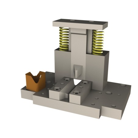 Outil de poinçonnage conique Metallkraft pour coins - Optimachines