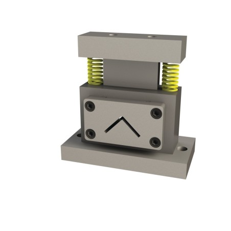 Outil de poinçonnage pour couper l'acier d'angle Metallkraft max. 35x35x3mm - Optimachines