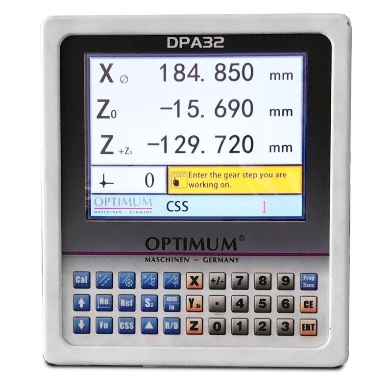 Tour à centre conventionnel Optimum TM 3310V - Optimachines