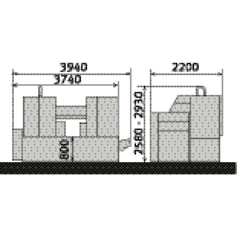 Scie à ruban horizontale à deux colonnes entièrement automatique Metallkraft HMBS 5000 CNC X - Optimachines