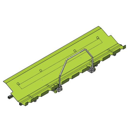 Chariot d'empilage de tôle mobile pour MTBS 2550-40 T - Optimachines