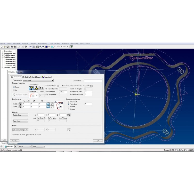 Hobby - Cam Fraisage, cnc logiciel - Optimachines