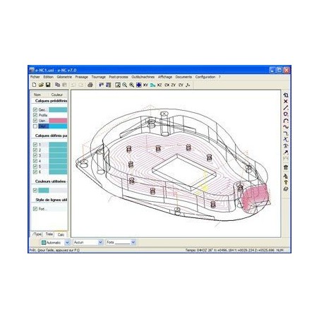 e-NC Fraisage 2D, cnc logiciel - Optimachines