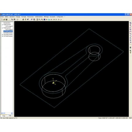 e-NC Fraisage 2D, cnc logiciel - Optimachines