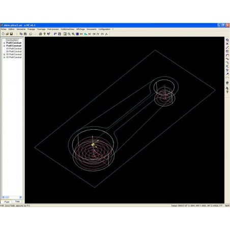 e-NC Fraisage 2D, cnc logiciel - Optimachines