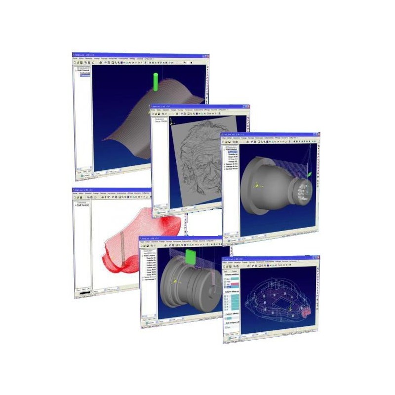 e-NC Fraisage 2D, cnc logiciel - Optimachines