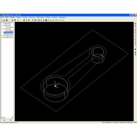 e-NC Fraisage 2,5D/3D, cnc logiciel - Optimachines