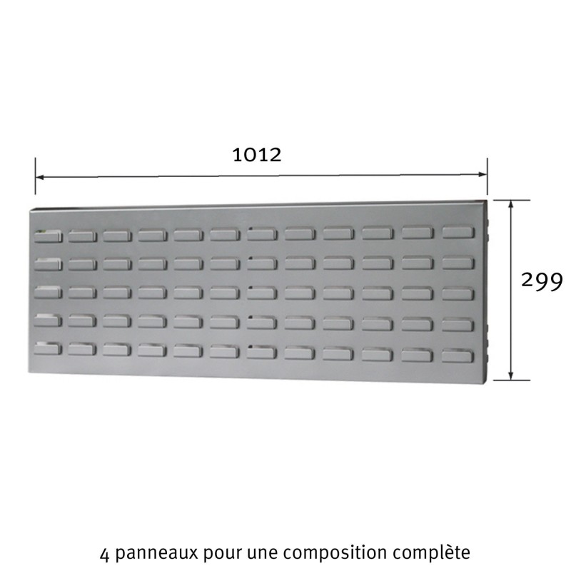 Panneau pour établis Uniworks Cranté largeur 1012 mm - Optimachines