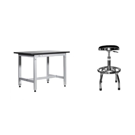 SET ETABLI PLIABLE REGLABLE UNIWORKS 900 MM + TABOURET