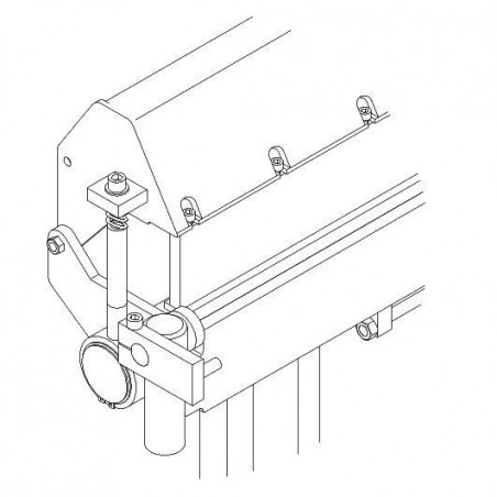 Kit AB 660 H - Tablier supérieur haut pour HSBM 660 N - Optimachines