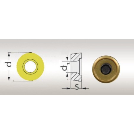 jeu de 5 plaquettes de rechanges ISO RNMG1605MO Optimum - Optimachines